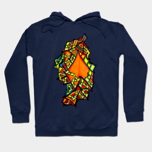 Above Orange Rooftops Hoodie